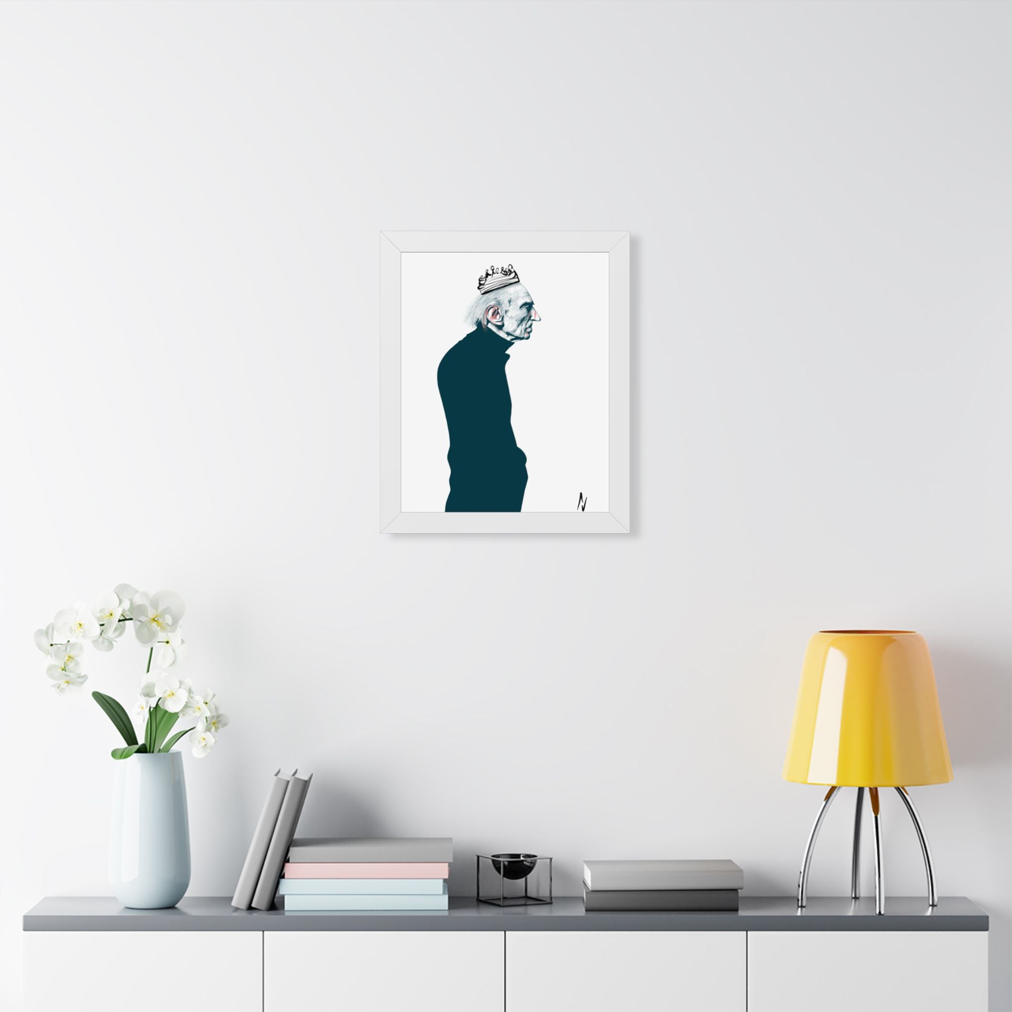 Old Money. Framed
