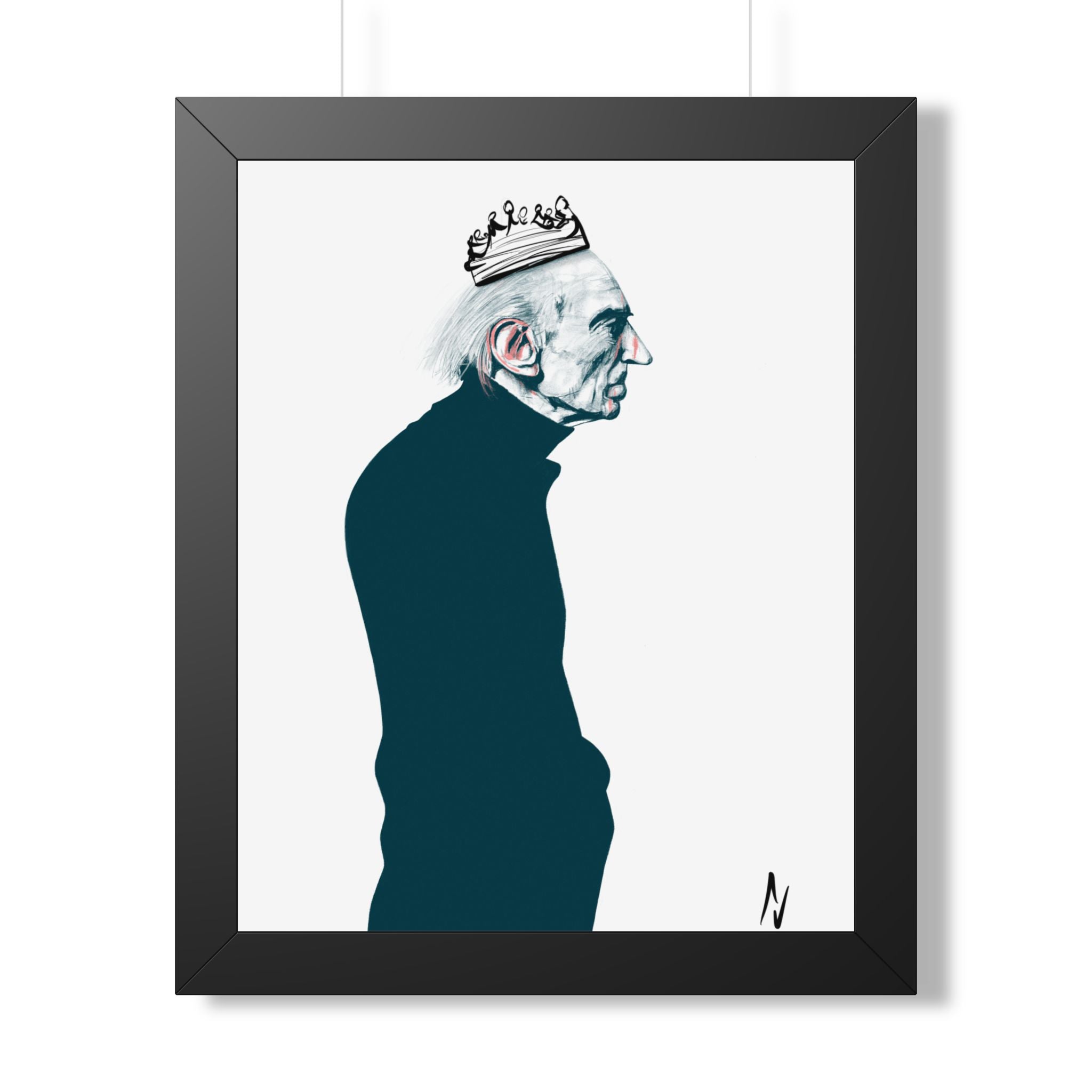 Old Money. Framed