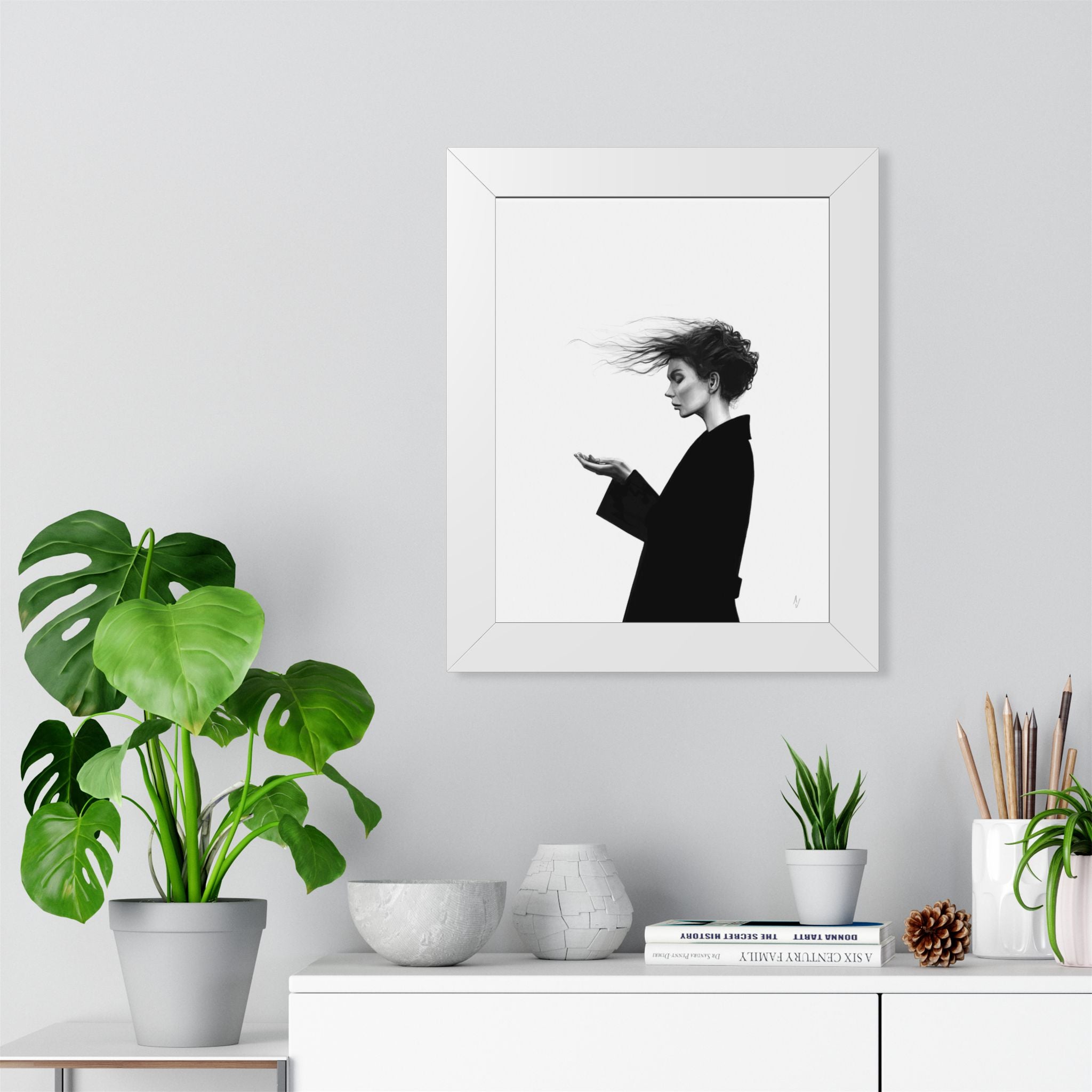 Prayer. Framed