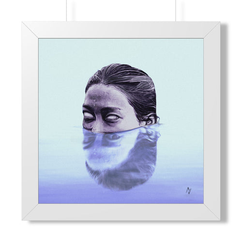 Above Water. Framed