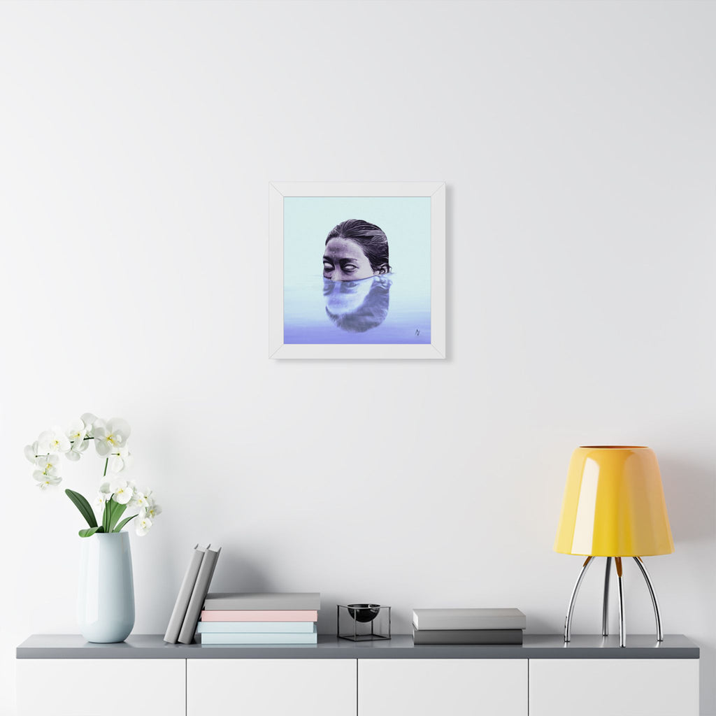 Above Water. Framed
